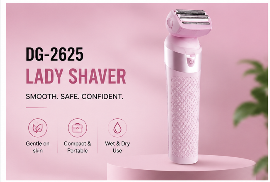 Waterproof Electric Shaver for Women (DG-2625)